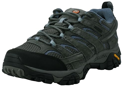 Merrell Women's Moab 2 Waterproof Hiking Shoe Granite, 6 W US