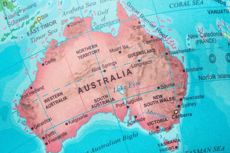 Map of Australia