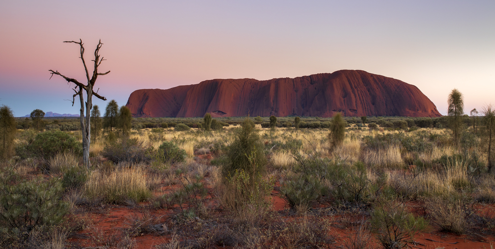 view of the ayers rock